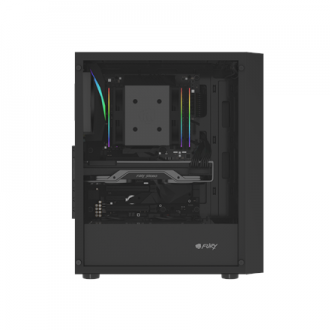 Fury PC Case | SHOBO SH8F | Black | Midi Tower Fury PC Case | SHOBO SH8F | Black | Midi Tower