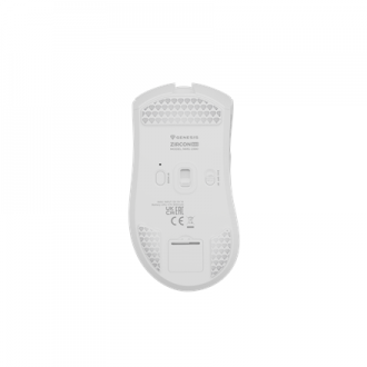 Genesis Zircon 880 Gaming Mouse, 12000DPI, Wireless, White