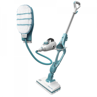 BLACK & DECKER 9in1 Steam cleaner | FSMH1351SM-QS | Power 1300 W | Water tank capacity 0.5 L | Teal/White BLACK & DECKER 9in1 Steam cleaner | FSMH1351SM-QS | Power 1300 W | Water tank capacity 0.5 L | Teal/White