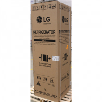 SALE OUT. LG GBBS322CSW Refrigerator, C, Free-standing, Combi, Height 2.03 m, Net fridge 262 L, Net freezer 113 L, White | LG Re