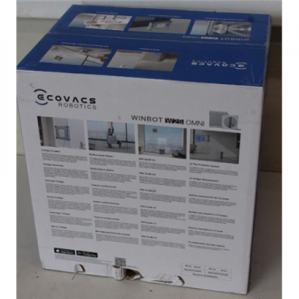 SALE OUT. | Ecovacs Window Cleaning Robot | WINBOT W2S OMNI | Corded | 8000 Pa | White | DAMAGED PACKAGING SALE OUT. | Ecovacs Window Cleaning Robot | WINBOT W2S OMNI | Corded | 8000 Pa | White | DAMAGED PACKAGING