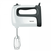 TEFAL | Hand mixer | HT460138 Prep'Mix | 500 W | Hand Mixer | Number of speeds 5 | Turbo mode | White/Grey