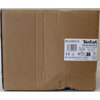 SALE OUT. | TEFAL Blender | BlendForce BL439G10 | Tabletop | 800 W | Jar material Glass | Jar capacity 1.75 L | Ice crushing | C SALE OUT. | TEFAL Blender | BlendForce BL439G10 | Tabletop | 800 W | Jar material Glass | Jar capacity 1.75 L | Ice crushing | C