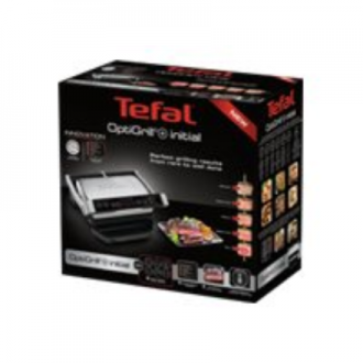 TEFAL | OptiGrill Initial | GC706D | Contact grill | 2000 W | Black/Stainless steel TEFAL | OptiGrill Initial | GC706D | Contact grill | 2000 W | Black/Stainless steel