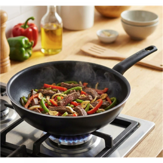 TEFAL | B5561953 Simple Cook | Frying | Diameter 28 cm | Fixed handle | Black TEFAL | B5561953 Simple Cook | Frying | Diameter 28 cm | Fixed handle | Black