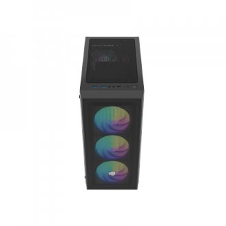 Fury PC Case | SHOBO SH8F ARGB | Black | Midi Tower Fury PC Case | SHOBO SH8F ARGB | Black | Midi Tower