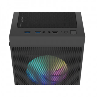 Fury PC Case | SHOBO SH8F ARGB | Black | Midi Tower Fury PC Case | SHOBO SH8F ARGB | Black | Midi Tower