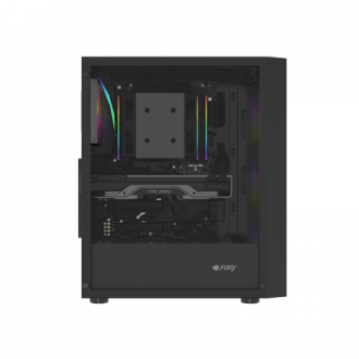 Fury PC Case | SHOBO SH8F ARGB | Black | Midi Tower Fury PC Case | SHOBO SH8F ARGB | Black | Midi Tower