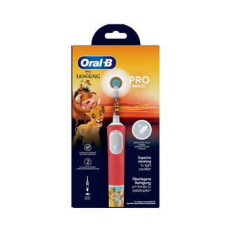 Oral-B Electric Toothbrush | Pro Kids 3+ Lion King | Rechargeable | For kids | Number of brush heads included 1 | Number of teet Oral-B Electric Toothbrush | Pro Kids 3+ Lion King | Rechargeable | For kids | Number of brush heads included 1 | Number of teet