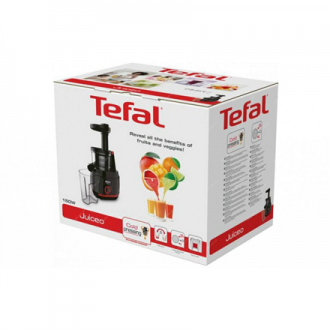 JUICER ZC150838 TEFAL | TEFAL | Juiceo Juice extractor | ZC150838 | Type Centrifugal | Red/Black | 150 W | Number of speeds 1 pr