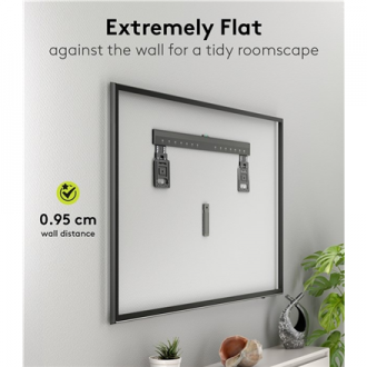 Goobay Wall mount | Ultraslim TV Wall Mount Basic FIXED (XL) | 43-100 Goobay Wall mount | Ultraslim TV Wall Mount Basic FIXED (XL) | 43-100