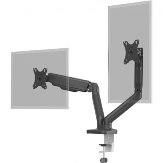 Goobay Desk Mount | Double Monitor Mount with Gas Spring | Swivel, Tilt, Rotation | 17-32 Goobay Desk Mount | Double Monitor Mount with Gas Spring | Swivel, Tilt, Rotation | 17-32