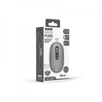 PORT CONNECT Mouse | PURE MAC | Wireless | Bluetooth | Gris clair PORT CONNECT Mouse | PURE MAC | Wireless | Bluetooth | Gris clair