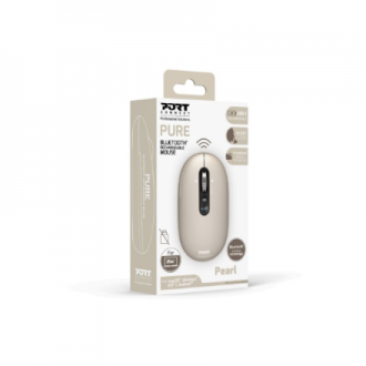 PORT CONNECT Mouse | PURE MAC | Wireless | Bluetooth | Beige Perle PORT CONNECT Mouse | PURE MAC | Wireless | Bluetooth | Beige Perle