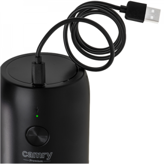 Camry Cordless USB Electric Coffee Grinder | CR 4302 | 25 W | Coffee beans capacity 25-30 g | Black Camry Cordless USB Electric Coffee Grinder | CR 4302 | 25 W | Coffee beans capacity 25-30 g | Black
