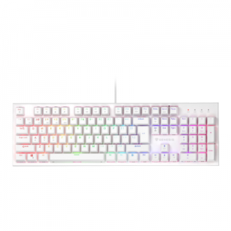 Genesis THOR 303 | Mechanical Gaming Keyboard | Wired | US | White | USB Type-A | Outemu Peach Silent