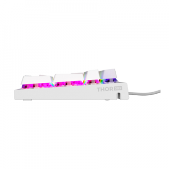 Genesis THOR 303 | Mechanical Gaming Keyboard | Wired | US | White | USB Type-A | Outemu Peach Silent