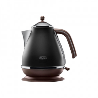 Delonghi | Icona Vintage | KBOV2001BK | Standard kettle | 2000 W | 1.7 L | Stainless steel | 360 rotational base | Black Delonghi | Icona Vintage | KBOV2001BK | Standard kettle | 2000 W | 1.7 L | Stainless steel | 360 rotational base | Black