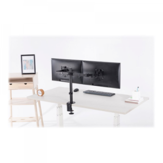 Neomounts Desk Mount | FPMA-D550DBLACK Monitor Arm | Adjustable Height, Rotate, Tilt, Swivel | 10-32 Neomounts Desk Mount | FPMA-D550DBLACK Monitor Arm | Adjustable Height, Rotate, Tilt, Swivel | 10-32