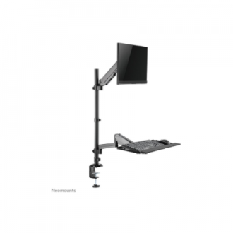Neomounts Desk Mount | DS90-325BL1 Sit-stand workstation desk | Adjustable Height, Rotate, Tilt, Swivel | 17-32 Neomounts Desk Mount | DS90-325BL1 Sit-stand workstation desk | Adjustable Height, Rotate, Tilt, Swivel | 17-32