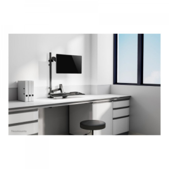 Neomounts Desk Mount | DS90-325BL1 Sit-stand workstation desk | Adjustable Height, Rotate, Tilt, Swivel | 17-32 Neomounts Desk Mount | DS90-325BL1 Sit-stand workstation desk | Adjustable Height, Rotate, Tilt, Swivel | 17-32