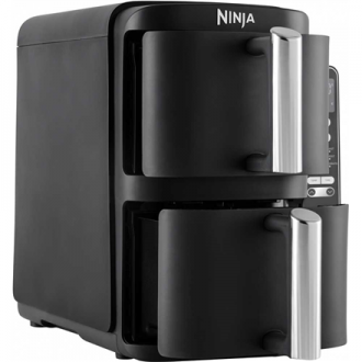 NINJA Double Stack Vertical Air Fryer with 2 Stacking Drawers | SL300EU | Power 2470 W | Capacity 7.6 L | Black NINJA Double Stack Vertical Air Fryer with 2 Stacking Drawers | SL300EU | Power 2470 W | Capacity 7.6 L | Black