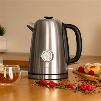 Cecotec Kettle | Thermosense 620 Vintage | Electric | 2200 W | 1.7 L | Stainless steel | 360 rotational base | Stainless steel Cecotec Kettle | Thermosense 620 Vintage | Electric | 2200 W | 1.7 L | Stainless steel | 360 rotational base | Stainless steel