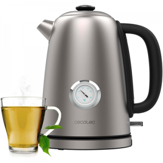 Cecotec Kettle | Thermosense 620 Vintage | Electric | 2200 W | 1.7 L | Stainless steel | 360 rotational base | Stainless steel Cecotec Kettle | Thermosense 620 Vintage | Electric | 2200 W | 1.7 L | Stainless steel | 360 rotational base | Stainless steel