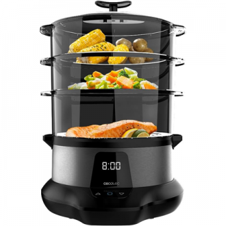 Cecotec Food Steamer | Vapovita 3000 Pro | 1000 W | Number of baskets 3 Cecotec Food Steamer | Vapovita 3000 Pro | 1000 W | Number of baskets 3