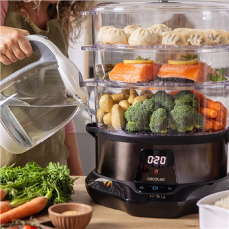 Cecotec Food Steamer | Vapovita 3000 Pro | 1000 W | Number of baskets 3 Cecotec Food Steamer | Vapovita 3000 Pro | 1000 W | Number of baskets 3