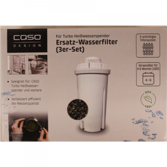 SALE OUT. Caso Spare filter for Turbo-hot water dispenser, 3 filters | Caso Spare filter for Turbo-hot water dispenser, 3pcs | D SALE OUT. Caso Spare filter for Turbo-hot water dispenser, 3 filters | Caso Spare filter for Turbo-hot water dispenser, 3pcs | D