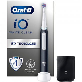 Oral-B iO White Clean Electric toothbrush, Black/White | Oral-B Oral-B iO White Clean Electric toothbrush, Black/White | Oral-B