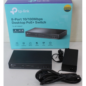 SALE OUT. TP-Link TL-SF1008LP Switch Unmanaged, Desktop, 8x10/100Mbps ports, 4xPoE ports, PSU external, Steel case | SALE OUT. S SALE OUT. TP-Link TL-SF1008LP Switch Unmanaged, Desktop, 8x10/100Mbps ports, 4xPoE ports, PSU external, Steel case | SALE OUT. S