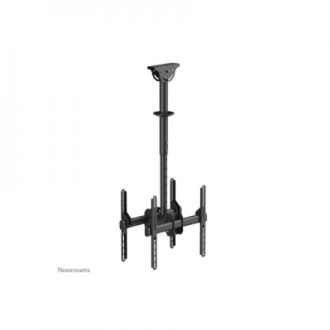 Neomounts NM-C440DBLACK Dual monitor/TV mount ceiling | Adjustable Height, Rotate, Tilt, Swivel | 32-60 Neomounts NM-C440DBLACK Dual monitor/TV mount ceiling | Adjustable Height, Rotate, Tilt, Swivel | 32-60