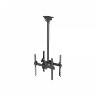 Neomounts NM-C440DBLACK Dual monitor/TV mount ceiling | Adjustable Height, Rotate, Tilt, Swivel | 32-60 Neomounts NM-C440DBLACK Dual monitor/TV mount ceiling | Adjustable Height, Rotate, Tilt, Swivel | 32-60