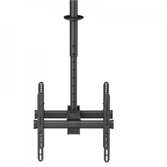 Neomounts NM-C440DBLACK Dual monitor/TV mount ceiling | Adjustable Height, Rotate, Tilt, Swivel | 32-60 Neomounts NM-C440DBLACK Dual monitor/TV mount ceiling | Adjustable Height, Rotate, Tilt, Swivel | 32-60