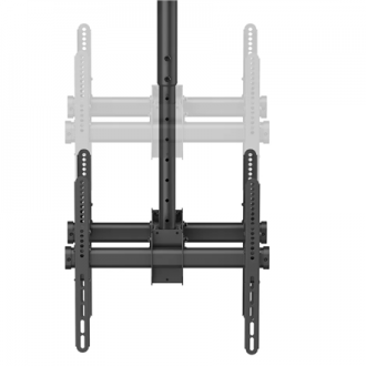 Neomounts NM-C440DBLACK Dual monitor/TV mount ceiling | Adjustable Height, Rotate, Tilt, Swivel | 32-60 Neomounts NM-C440DBLACK Dual monitor/TV mount ceiling | Adjustable Height, Rotate, Tilt, Swivel | 32-60