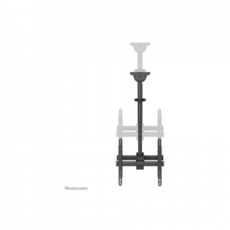 Neomounts NM-C440DBLACK Dual monitor/TV mount ceiling | Adjustable Height, Rotate, Tilt, Swivel | 32-60 Neomounts NM-C440DBLACK Dual monitor/TV mount ceiling | Adjustable Height, Rotate, Tilt, Swivel | 32-60
