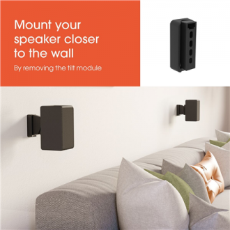 Vogels Wall mount | SWM 3021 Universal Speaker Wall Mount | Tilt, rotate | Maximum weight (capacity) 5 kg | Black Vogels Wall mount | SWM 3021 Universal Speaker Wall Mount | Tilt, rotate | Maximum weight (capacity) 5 kg | Black