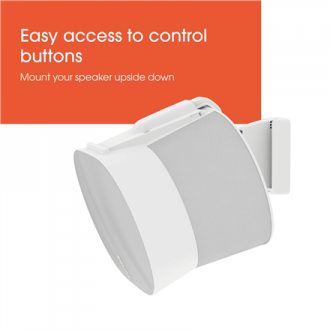 Vogels Wall mount | Speaker Wall Mount for Sonos Era 300 | Tilt, rotate | Maximum weight (capacity) 7 kg | White Vogels Wall mount | Speaker Wall Mount for Sonos Era 300 | Tilt, rotate | Maximum weight (capacity) 7 kg | White