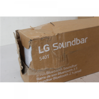 SALE OUT. LG Soundbar S40T for TV 2.1 ch. with Bluetooth | LG Soundbar 2.1 Channel Sound System | S40T | 27 SALE OUT. LG Soundbar S40T for TV 2.1 ch. with Bluetooth | LG Soundbar 2.1 Channel Sound System | S40T | 27