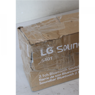 SALE OUT. LG Soundbar S40T for TV 2.1 ch. with Bluetooth | LG Soundbar 2.1 Channel Sound System | S40T | 27 SALE OUT. LG Soundbar S40T for TV 2.1 ch. with Bluetooth | LG Soundbar 2.1 Channel Sound System | S40T | 27