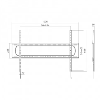 Sunne Wall mount | 60-120-LP Heavy-duty Fixed TV Wall Mount | 60-120 Sunne Wall mount | 60-120-LP Heavy-duty Fixed TV Wall Mount | 60-120