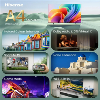Hisense TV | 40A4S | 40 | Smart TV | VIDAA Smart OS | FHD | Black Hisense TV | 40A4S | 40 | Smart TV | VIDAA Smart OS | FHD | Black