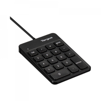 Targus | Numeric EcoSmart | Numeric Keypad | Wired | Black Targus | Numeric EcoSmart | Numeric Keypad | Wired | Black