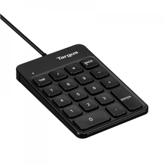 Targus | Numeric EcoSmart | Numeric Keypad | Wired | Black Targus | Numeric EcoSmart | Numeric Keypad | Wired | Black