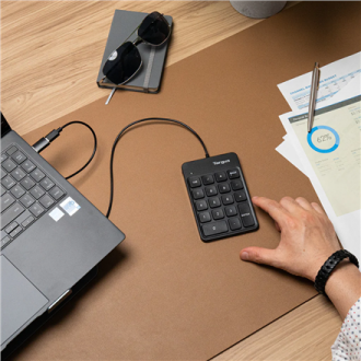 Targus | Numeric EcoSmart | Numeric Keypad | Wired | Black Targus | Numeric EcoSmart | Numeric Keypad | Wired | Black