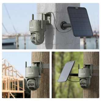 Reolink | TrackMix Series G770 Camouflage with Solar Panel 2 4G LTE Dual-Lens Battery Security Camera | PTZ | 4 MP | 2.8mm/F1.6 Reolink | TrackMix Series G770 Camouflage with Solar Panel 2 4G LTE Dual-Lens Battery Security Camera | PTZ | 4 MP | 2.8mm/F1.6