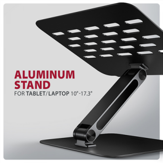 AXAGON STND-LQB stand for notebooks and tablets | Adjustable Height, Angle | 10-17.3 AXAGON STND-LQB stand for notebooks and tablets | Adjustable Height, Angle | 10-17.3