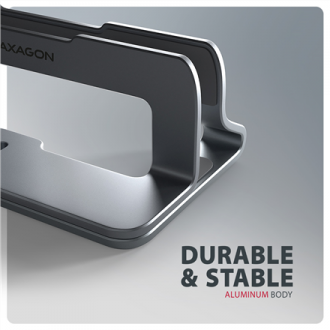 AXAGON STND-VG vertical stand for laptops and tablets | Adjustable width | 10-17.3 AXAGON STND-VG vertical stand for laptops and tablets | Adjustable width | 10-17.3